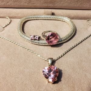 Pink mix and match stone set